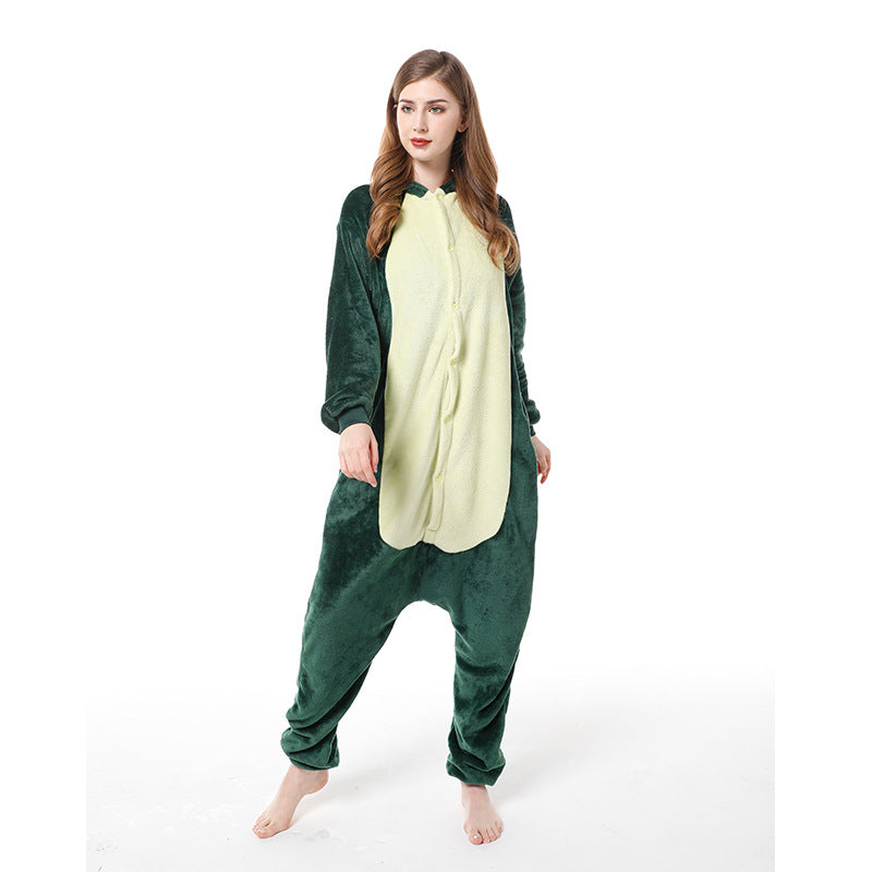 Manufacturer Wholesale Flannel Cartoon Animal Onesie Pajamas Goku Zipper Style Unisex Homewear Mixed Batch