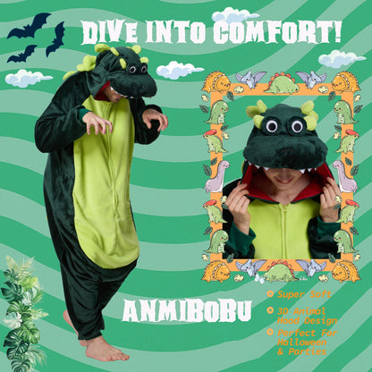 Cross-Border Cartoon Animal Onesie Pajamas Funny Party Animal Costume Onesie Halloween Outfit Funny Crocodile Spider