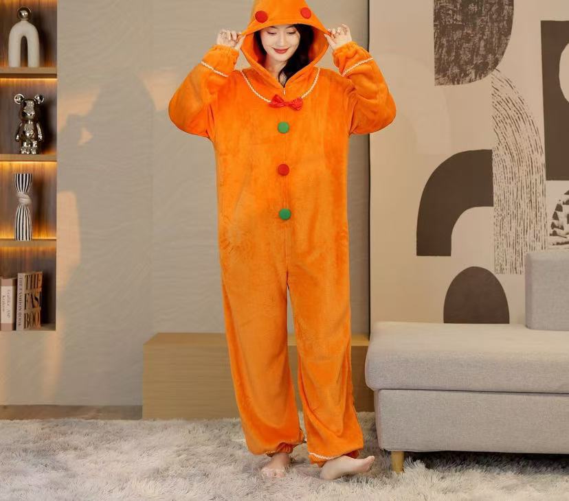 Manufacturer Wholesale Flannel Cartoon Animal Onesie Pajamas Goku Zipper Style Unisex Homewear Mixed Batch