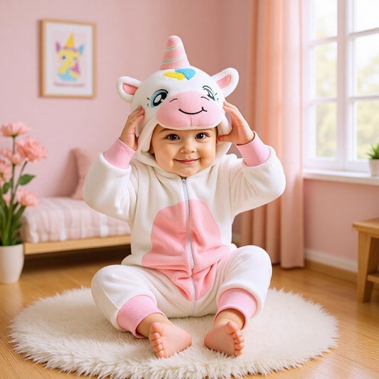 2025Cross-border Children's Animal Onesie Romper Baby Plus Size Romper Infant and Toddler Flannel Romper