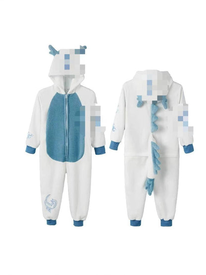 Manufacturer Wholesale Flannel Cartoon Animal Onesie Pajamas Goku Zipper Style Unisex Homewear Mixed Batch