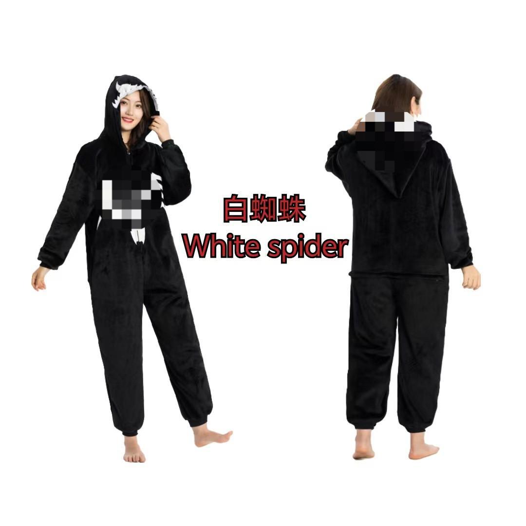 Manufacturer Wholesale Flannel Cartoon Animal Onesie Pajamas Goku Zipper Style Unisex Homewear Mixed Batch